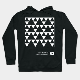 Everything Counts - Minimal Style Graphic Artwork Hoodie